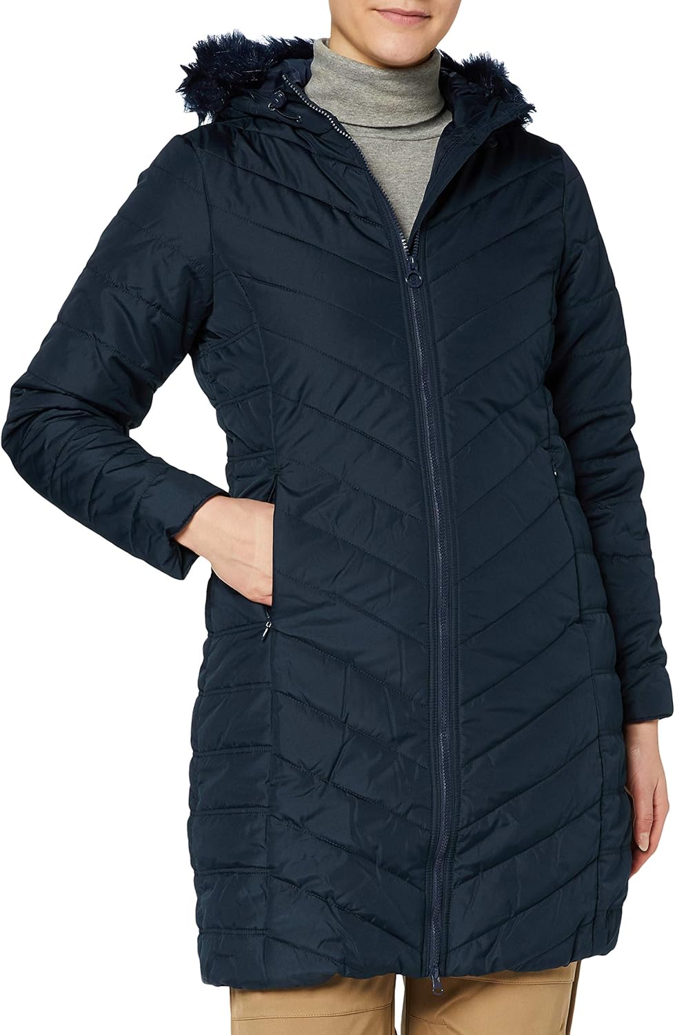 Regatta Women's Fritha Insulated Lined Baffle Quilted Hooded Jacket