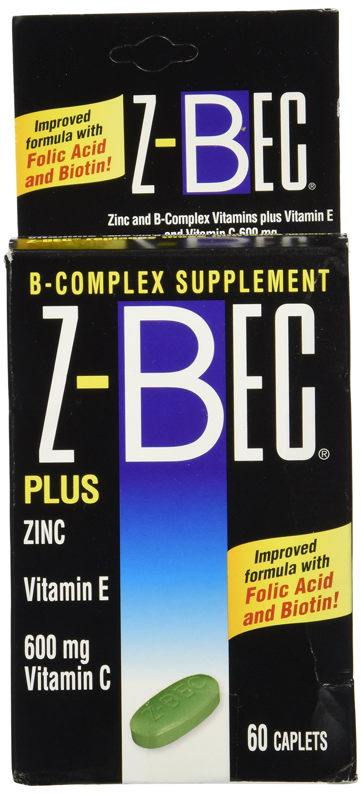 Z Bec Supplement 60 Tablets (3 Pack) Health