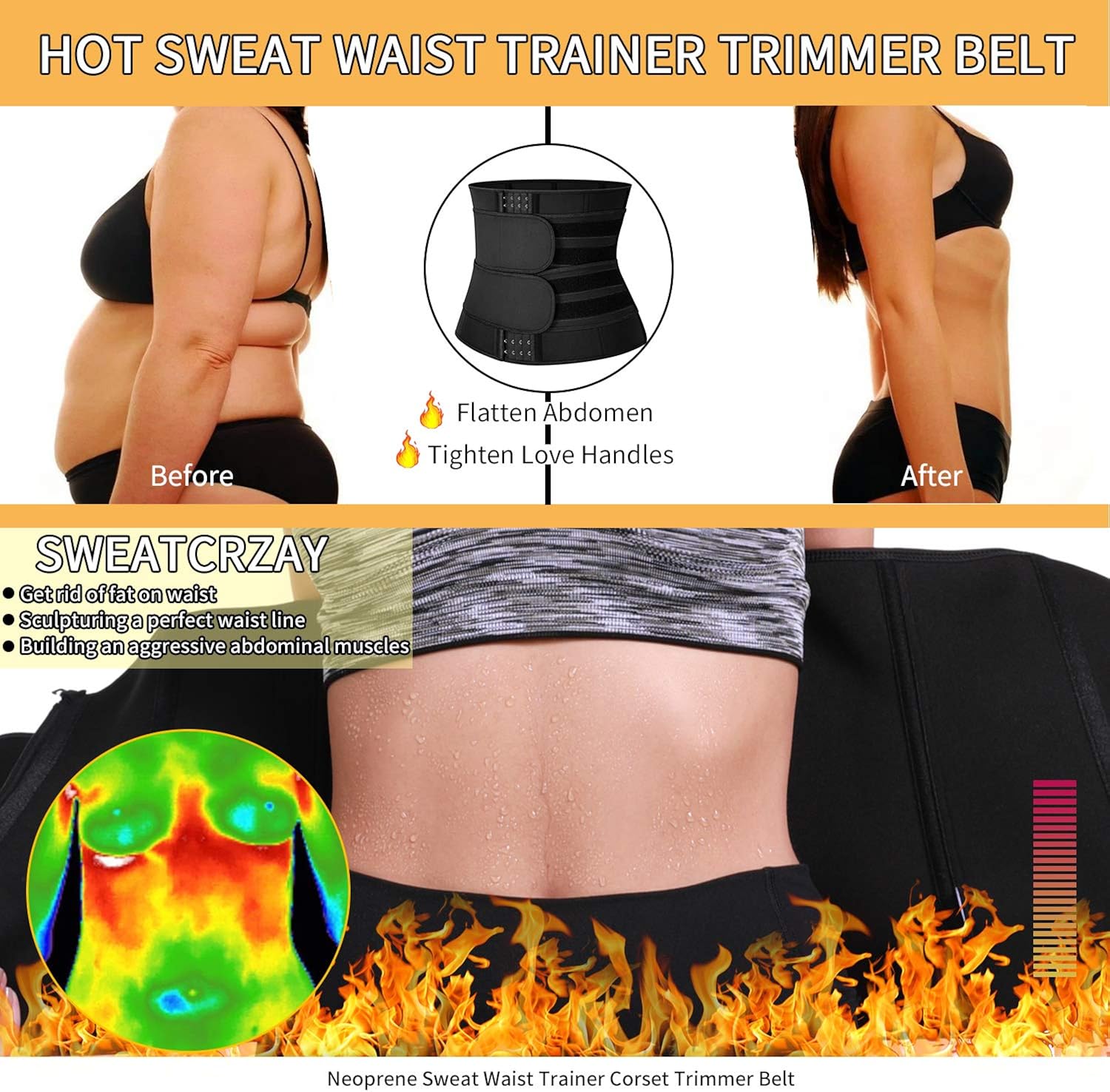 alpha therapy waist trainer amazon