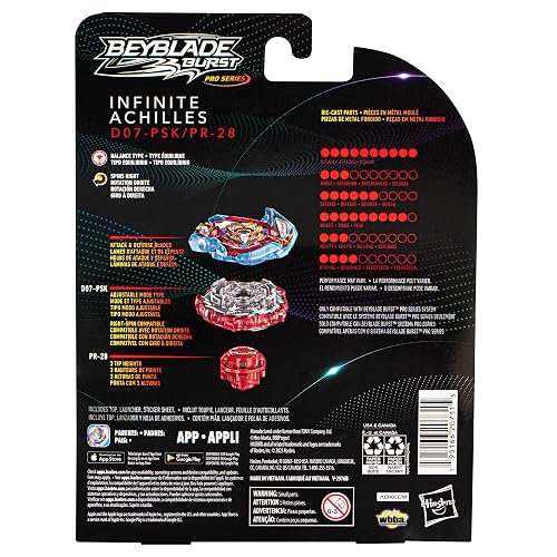 Beyblade Burst Pro Series Infinite Achilles Spinning Top Starter