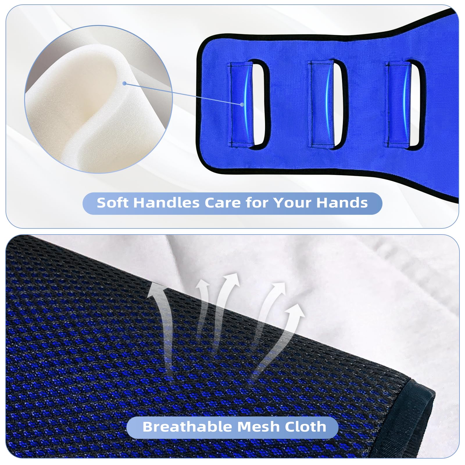 Transfer Sling, Lift Assist Gait Belts for Seniors, Transfer Belt for Elderly and Disabled, Bed Assist Mobility Belt for Patient Care