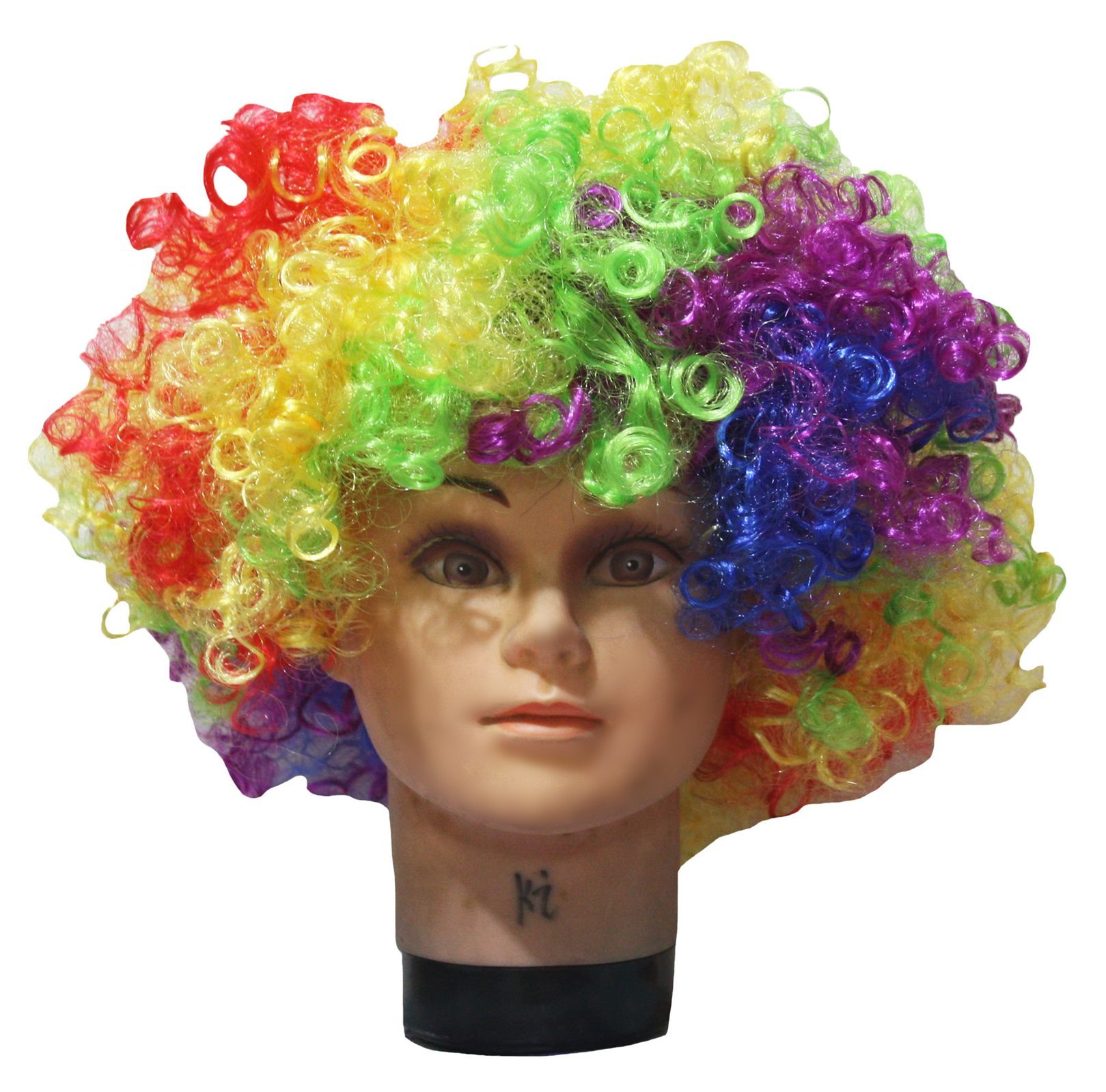 Petitebelle Rainbow Afro Wig (One Size)