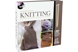 SpiceBox Introduction to Knitting Kit - Discover The Joy of Creating Cozy, Handmade Items