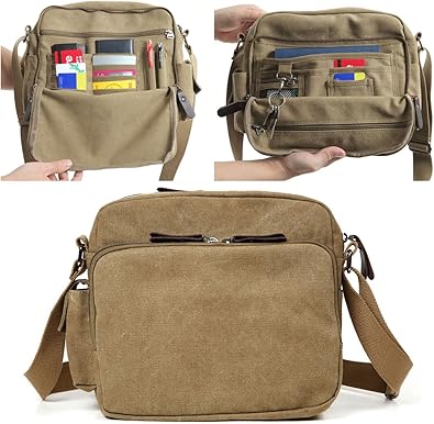 Amazon 多機能 ショルダーバッグ 斜めがけバッグ メンズ ボディバッグ サイズ収納可 ワンショルダーバッグ ベージュ Life Innovation ライフ イノベーション ボディバッグ ワンショルダー