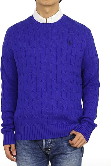 Amazon ポロ ラルフローレン Polo Ralph Lauren メンズ コットン ケーブルニット クルーネックセーター 並行輸入品 セーター 通販 Amazon ポロ ラルフローレン Polo Ralph Lauren メンズ コットン ケーブルニット クルーネックセーター 並行輸入品 セーター 通販