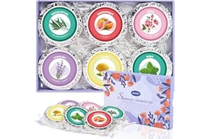 Bumodel Shower Steamers Aromatherapy 6Pack Organic Shower Bath Bombs for Women Mom and Men Shower Tablets with Natural Essential Oils for Home SPA Self Care Relaxation Gifts for Birthday,Purple Box 2