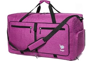 Bago Large Duffel Bags for Traveling - 40L 60L 80L 100L 120L 140L Spacious Duffle Bag for Travel with Shoe Compartment for Men Women | Durable, Foldable & Lightweight | Explore the World in Style