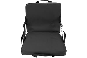 Glomora Stadium Chair, Folding Stadium Seat Cushion with Back Support Portable Handle Bleacher Cushion for Outdoor for Bleach