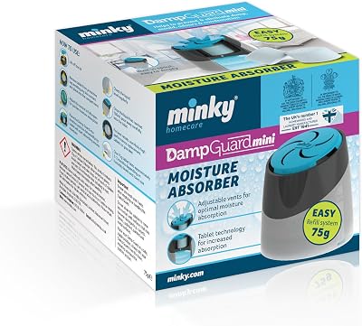 Minky Damp Guard Mini 75g Mould Odour Condensation Absorber Moisture Control
