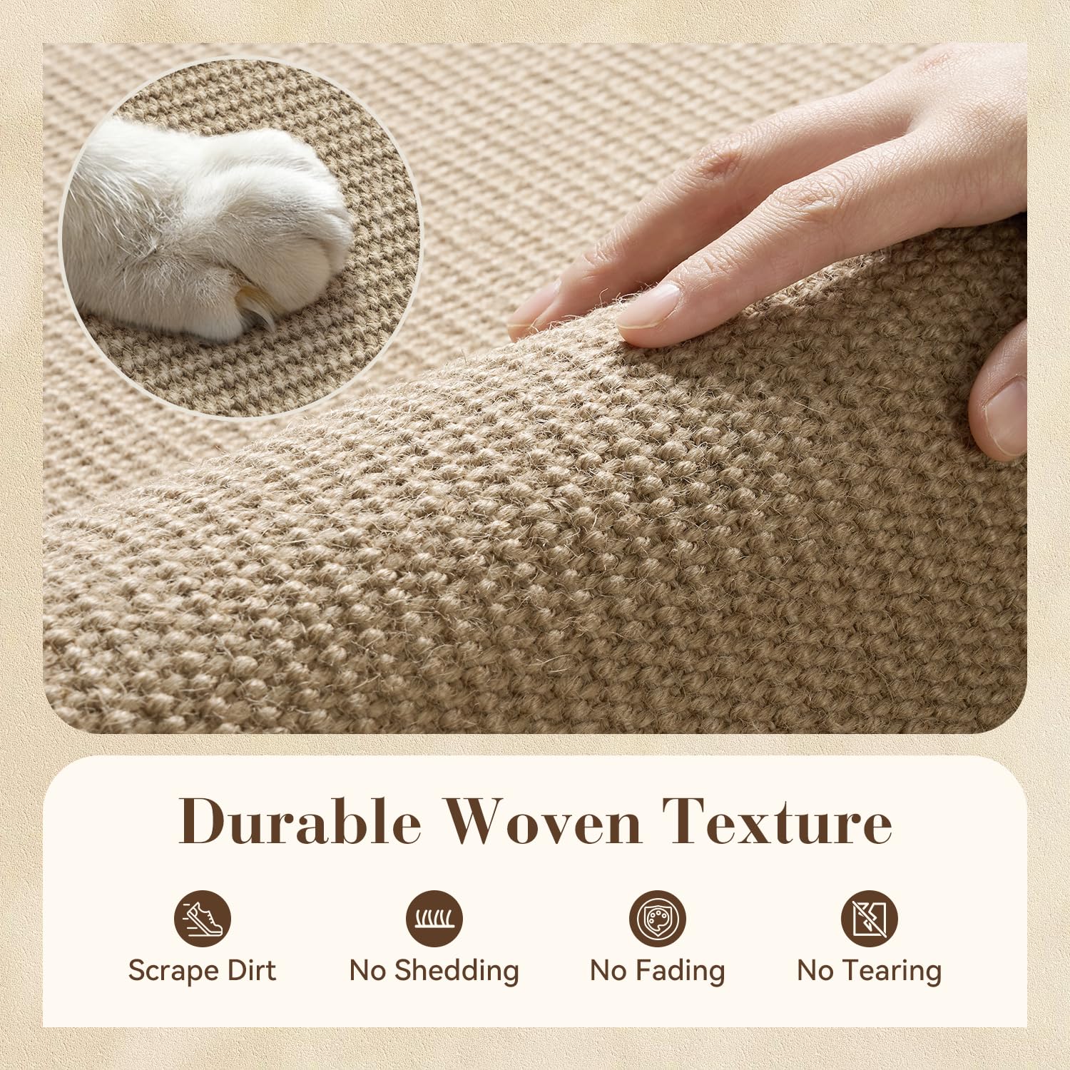 Jute Front Door Mat Indoor Entrance Indoor Door Mat Rugs for Entryway Entry Rug Mats Entrance Rug Inside Doormat Welcome Mats Boho 17