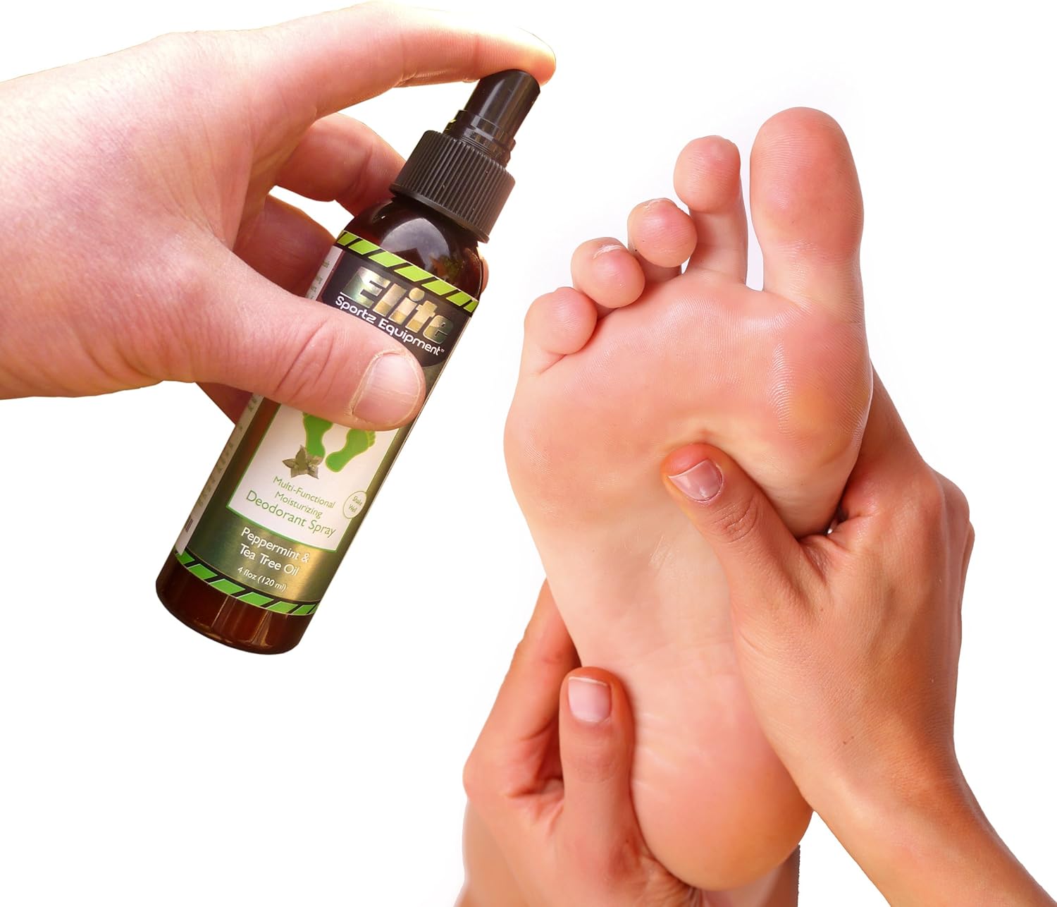 Elite Sportz Shoe Deodorizer and Foot Spray - No More Embarrassing Smelly Shoes or Stinky Feet with our Very Popular Peppermint Foot Spray and Shoe Freshener - 4 OZ: Health & Personal Care