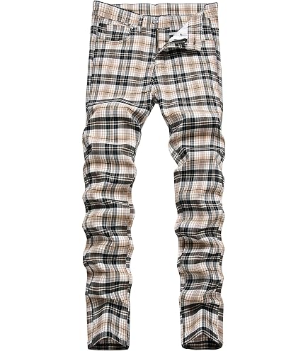 Pantalon Homme Fuselé à Rayures Fines Décontracté - Infroissable, Léger - Pour Costume D'affaires Ou Tenue Smart Casual - 6