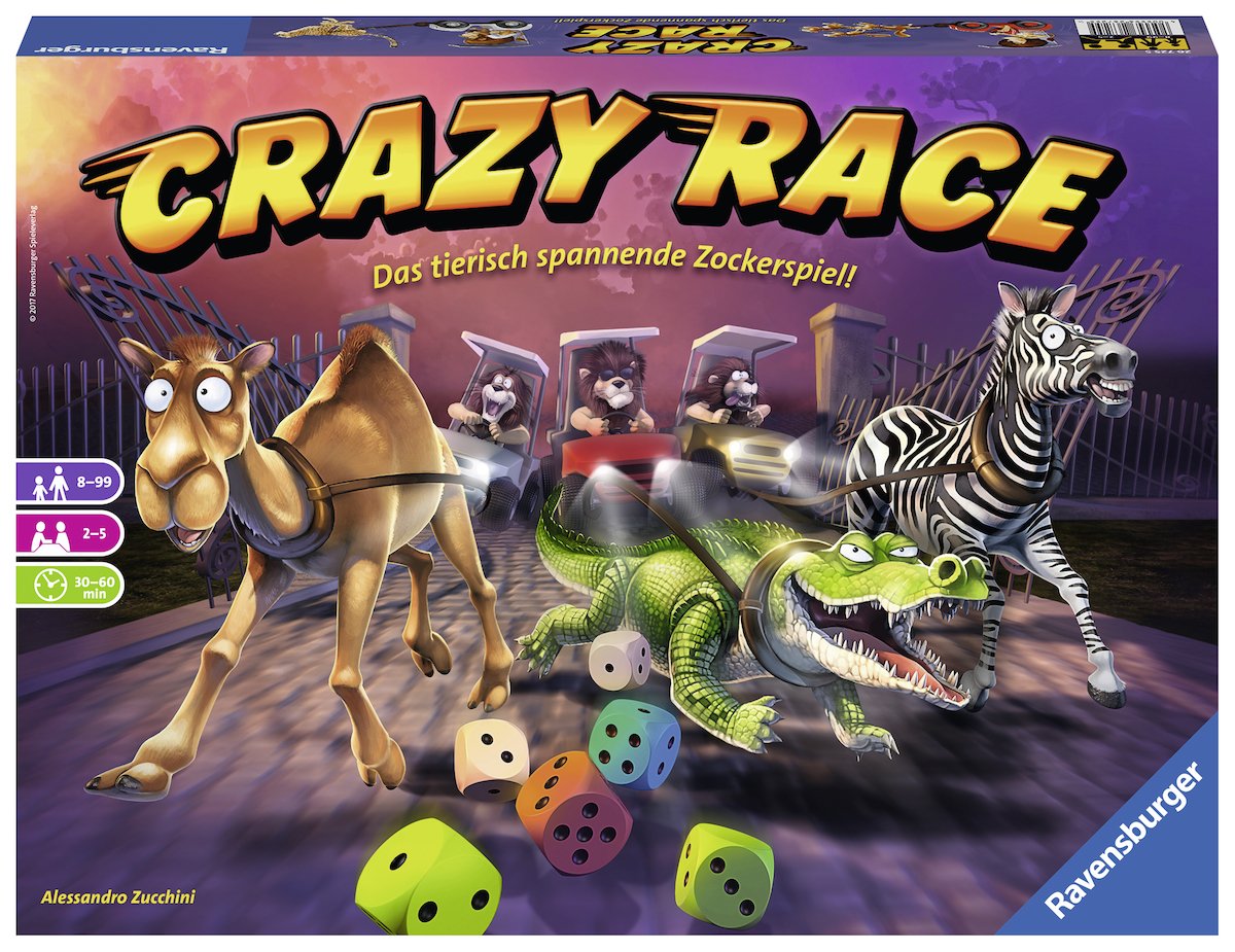 Ravensburger Crazy Race 26725 Family Game