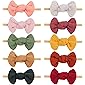 10PCS Baby Bows Headbands, Oaoleer Baby Girl Nylon Headbands Bow on Stretchy Hairbands for Newborn Infant Toddler…