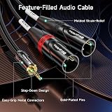 Cable Matters 3.5mm to XLR Stereo Cable 0.9 m Y-Splitter view 6