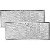 Fits for Jenn.Air 71002111 Downdraft Range Hood Grease Filter by AMI PARTS | Microwave Oven Aluminum Mesh Grease Filter 15 5/8" x 6 3/8" (2-Pack)