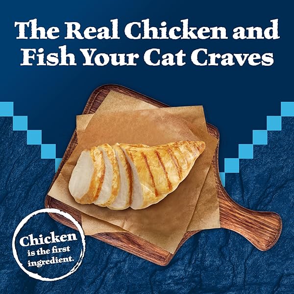 BLUE BUFFALO WILDERNESS WILD DELIGHTS MINCED WET CAT FOOD, HIGH-PROTEIN & GRAIN-FREE, MADE WITH NATURAL INGREDIENTS, CHICKEN & TROUT RECIPE IN TASTY GRAVY, 5.5-OZ. CANS (24 COUNT)