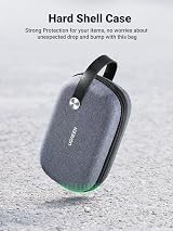 UGREEN Grey Travel Cable Organiser Bag Small Hard Case for Charger Adapter view 7