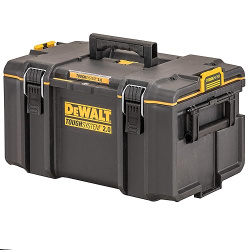 Durable DS300 toolbox with IP65 seal, 50kg load, auto-latching, removable tray, and tracker-ready design—ideal for secure, stackable jobsite tool storage.