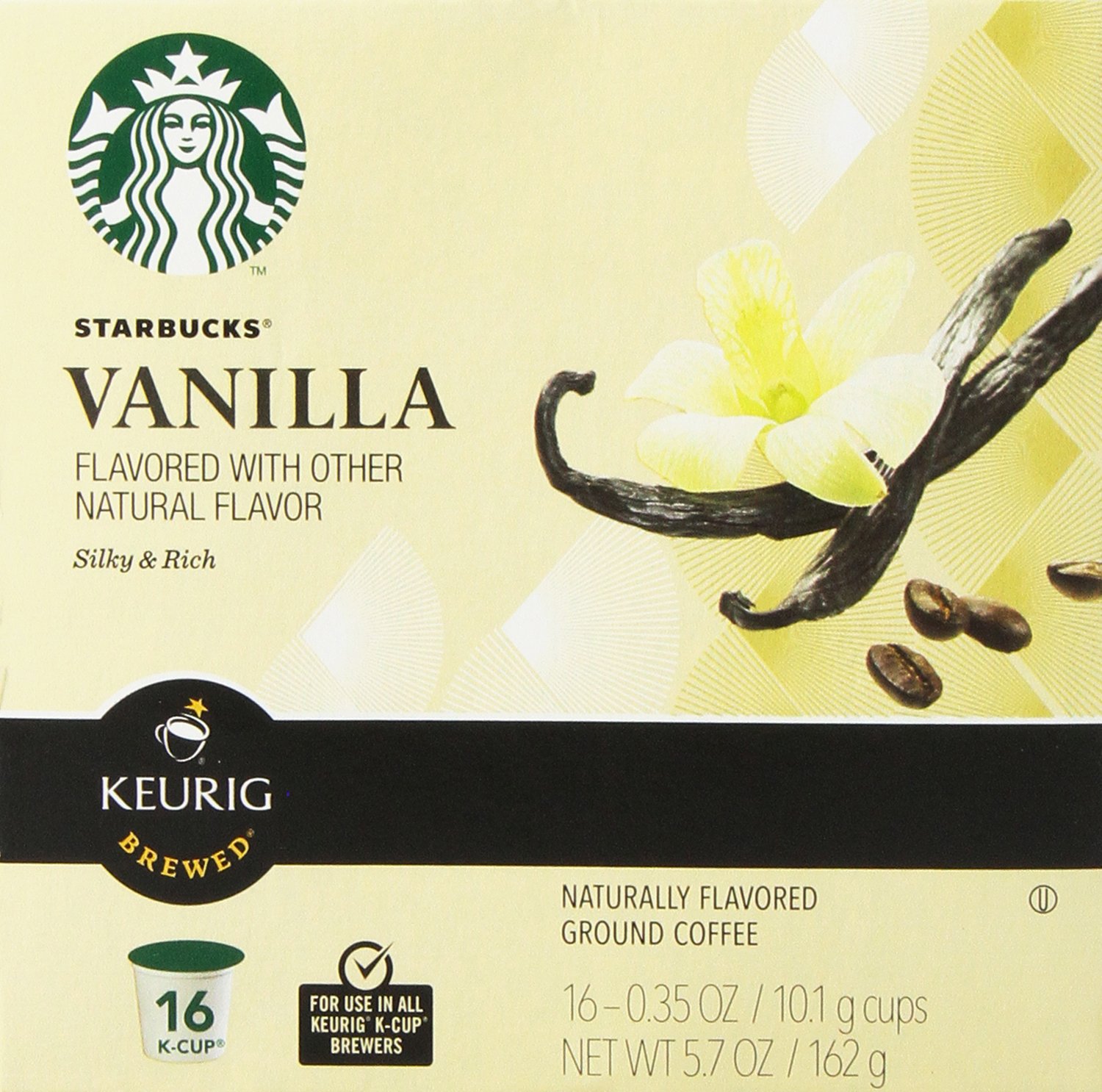 Starbucks Vanilla Coffee Keurig KCups, 32 Count (0.35 oz each