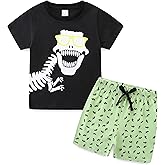 JingleBaBa Toddler Boy Clothes Cute Kids Cotton Summer Outfits Casual Short Sleeve Shorts Set For Boys 1-7 Years