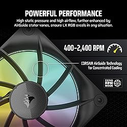 CORSAIR iCUE Link LX120 RGB 120mm PWM Fan Single