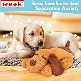 WEOK Puppy Heartbeat Toy for Separation Anxiety Relief Dog Cat Plush Calming Aid view 9