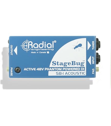 Amazon.com: Radial StageBug SB-2 1-Channel Passive