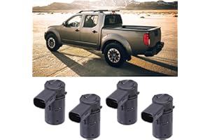 4Pcs PDC Rear Parking Aid Assist Sensors Compatible for Nissan Frontier 2013-2021 Bumper Parking Ultrasonic PDC Sensor Replac
