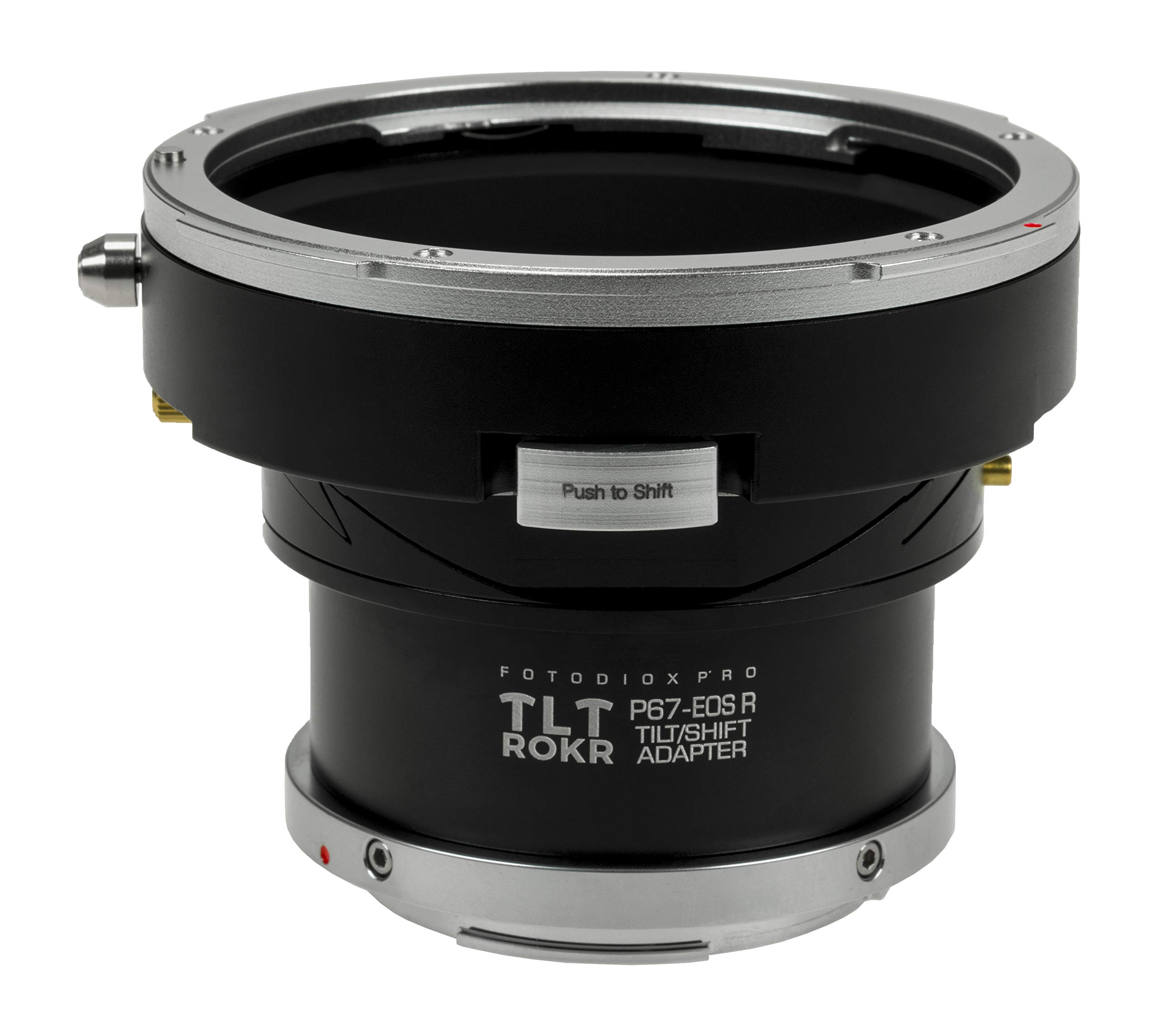Fotodiox Pro TLT ROKR Tilt/Shift Lens Mount Adapter Compatible with Pentax 6x7 Lenses to Canon EOS RF-mount Cameras