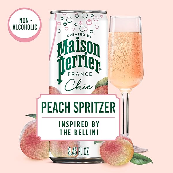 MAISON PERRIER, PEACH SPRITZER, 8.45 FL OZ