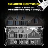 Septekon 2K Outdoor Security Camera WiFi IP66 Night Vision AI Motion 2-Way Audio view 3