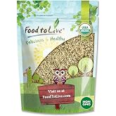 Food to Live Organic Hemp Seeds, 4 Pounds &ndash; Non-GMO Raw Hearts, Hulled, Shelled, Kosher, Vegan, Bulk, Low Carb, Low Sodium, Good Source of Protein &amp; Iron, Great for Oatmeal, Product of China