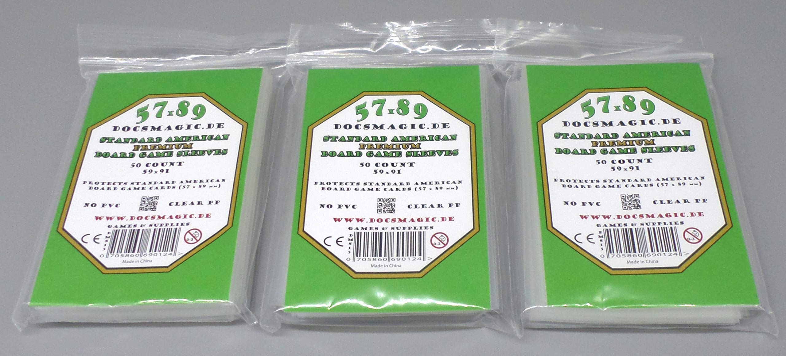 docsmagic.de Tapestry Premium Card Sleeves Bundle 3 Packs 59 x 91-150