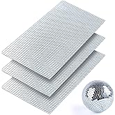 Mirror Tiles Self Adhesive, 5100 Pieces Mosaic Tiles Sheet, Disco Ball Tile Stickers, Square Mosaic Mirror Pieces, Small Glass Strips for Crafts(Silver, 5×5mm)