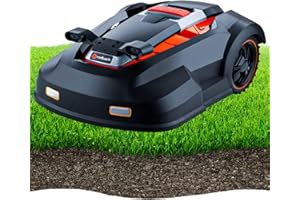 MowRo RM24PRO Robot Lawn Mower with Bluetooth App Control Ultrasonic Sensor Metal Plate 1/4 Acre 20 Degrees Slope for Small to Medium Yards