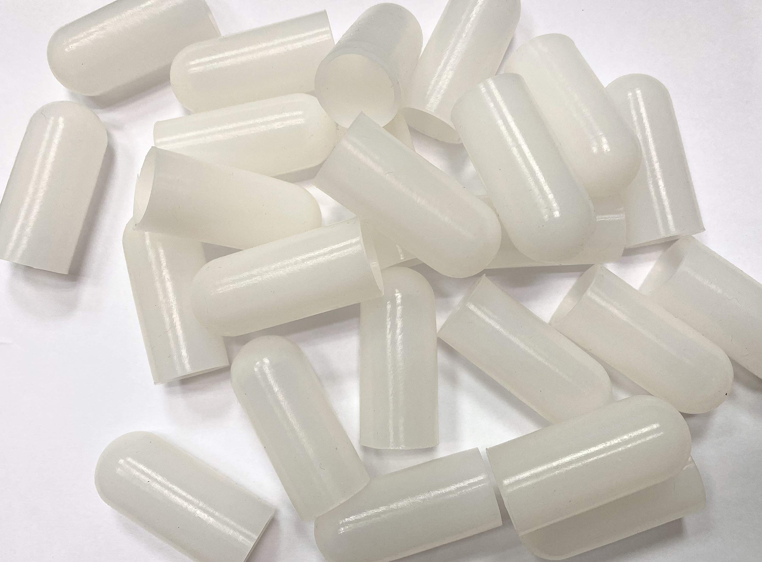 dexierp Protection Force Round Cap for 1/8" 3mm (Pack of 50) Pipe Post Tube End Cover 4-40 UNC 4-48 UNF M3 Screw Thread Protectors Elastic Rubber