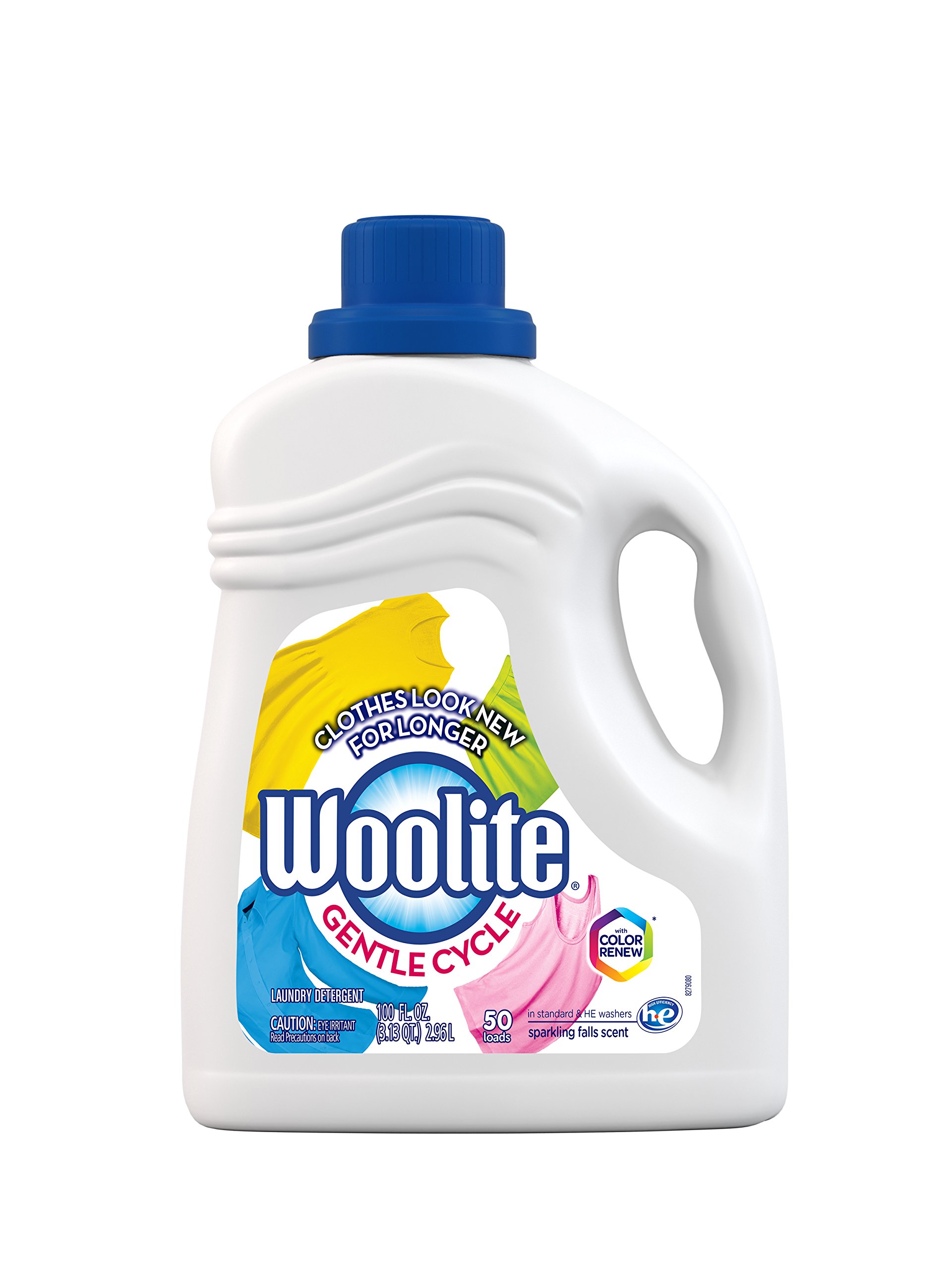 Woolite GENTLE CYCLE Liquid Laundry Detergent 100 Fl Oz (50 loa... Free