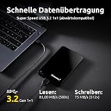 Intenso 6023560 1TB USB 3.0 2.5" External Hard Drive Black Plastic view 4