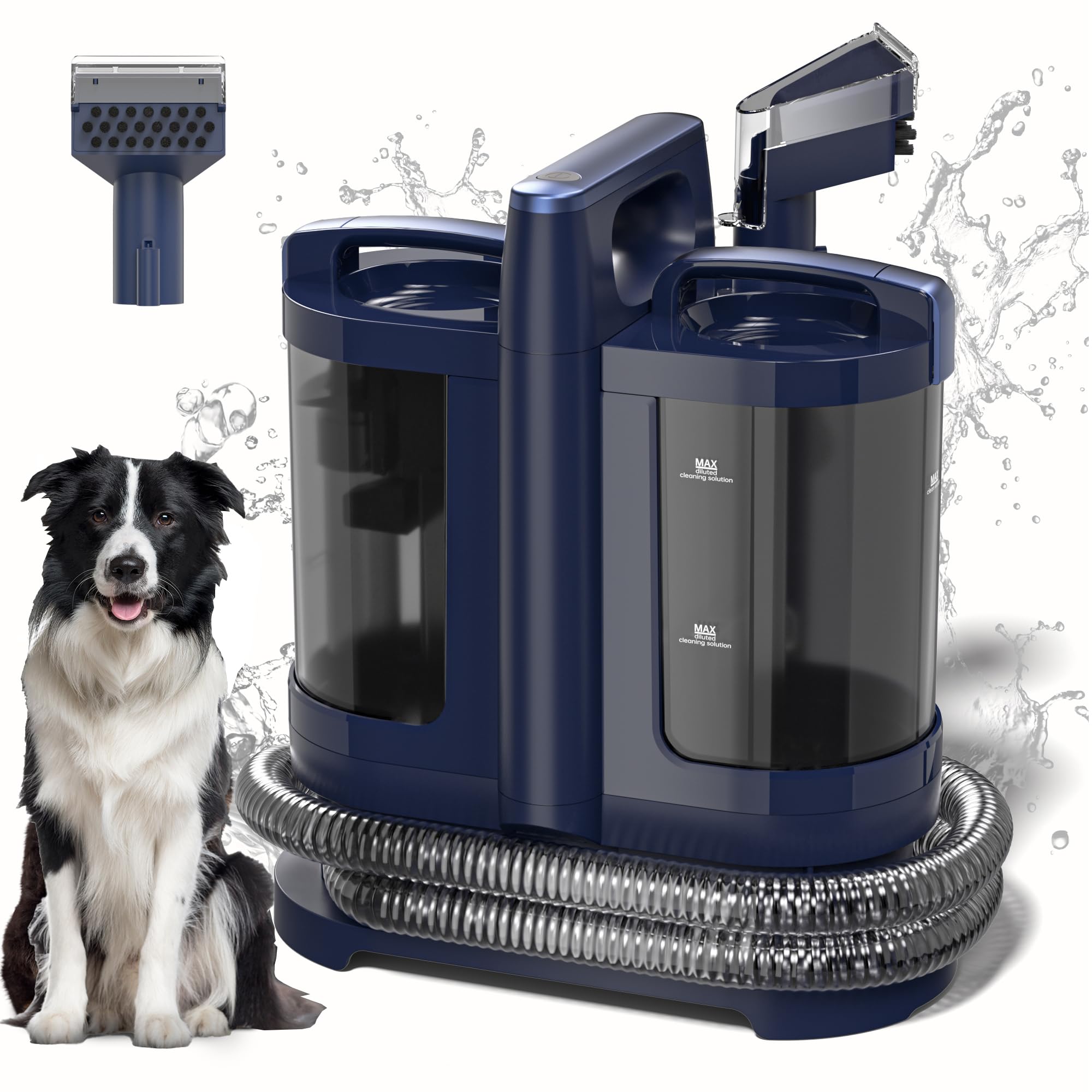 Photo 1 of Carpet Cleaner Machine,Portable Spot Cleaner Machine for Carpet and Upholstery, 18Kpa 500W Powerful Suction for Pet Stain, Couch & Car, Deep Spot Cleaner for Area Rug, Stair and Furniture