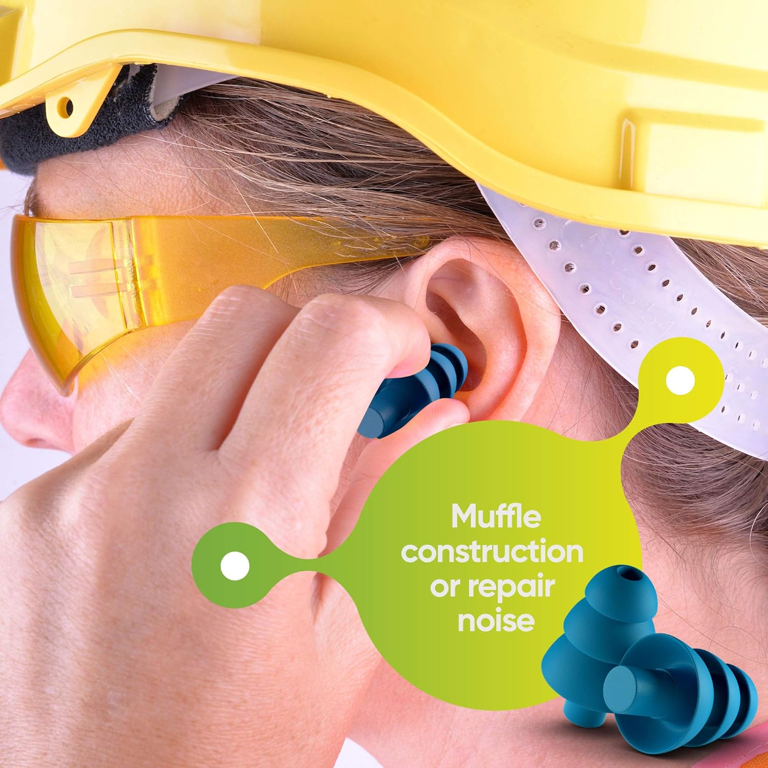 Reusable Safe Silicone Earplugs Musicians Hearing Protection with High