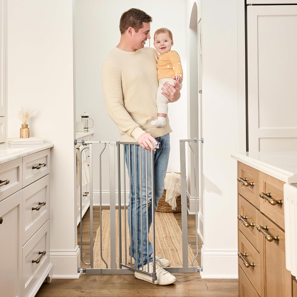 Regalo Safety 91.4cm Extra Tall Baby Gate for Doorways & Stairs 73.6-90cm