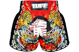 Tuff Sport Retro Muay Thai Shorts Boxing Shorts Classic Slim Cut MMA Kickboxing Workout Set Clothing Training