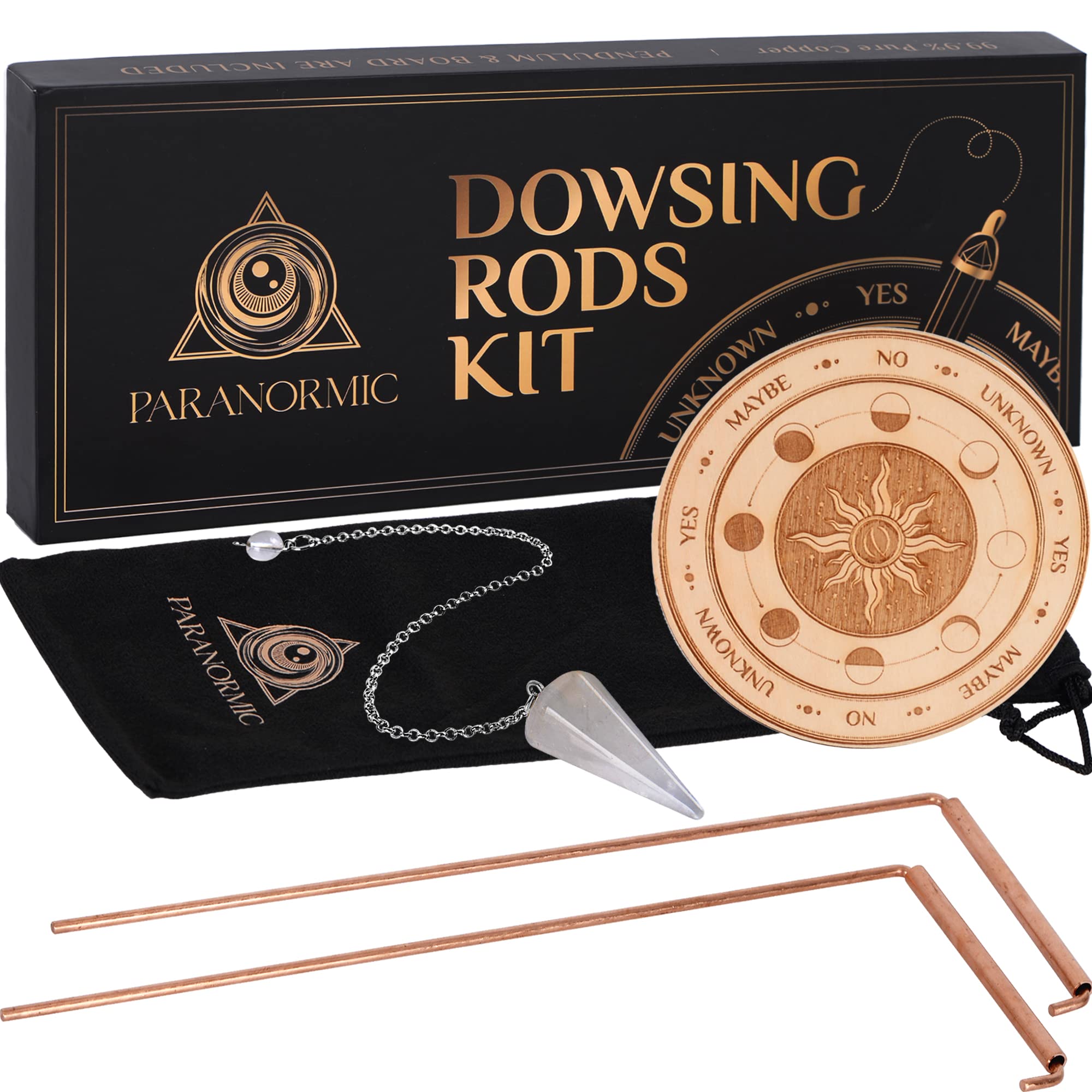 Photo 1 of **MISSING PARTS**
PARANORMIC 100% Pure Copper Dowsing Rods — Professional Ghost Hunting Equipment Kit — Dowsing Rods Spiritual Kit for Ghost Hunting & Investigation
