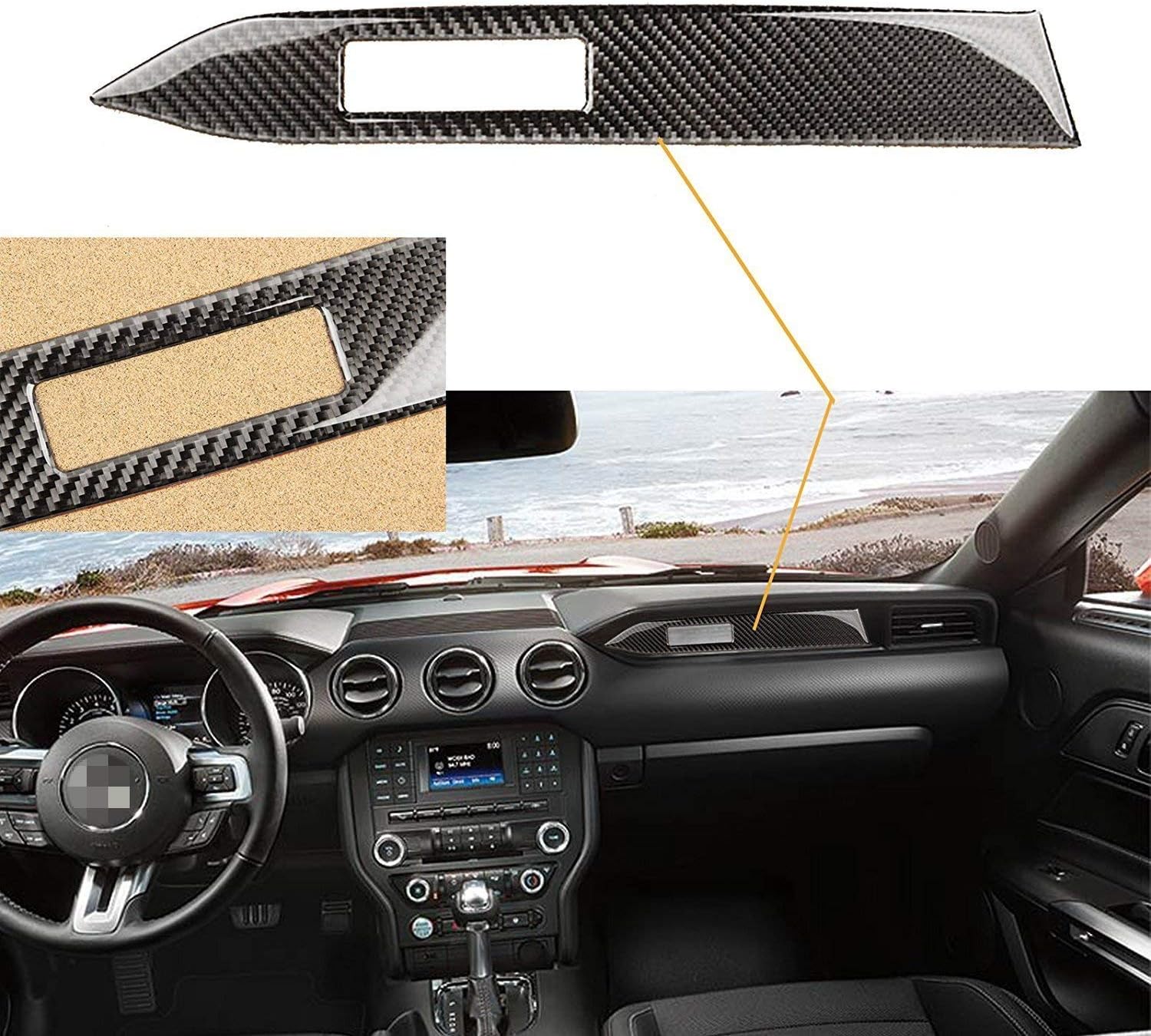 Top 9 Mustang Carbon Fiber Dash Overlay Kit Life Sunny