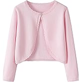Yekaty Kids Girls Cardigan Long Sleeve Button Toddler Cardigan Knit Sweater