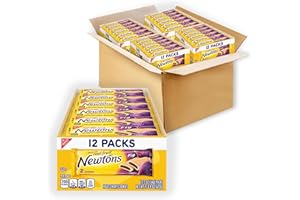 Fig Newtons Soft & Fruit Chewy Fig Cookies, (Fig Bars), 48 Snack Packs (2 Cookies Per Pack, 4 Boxes)