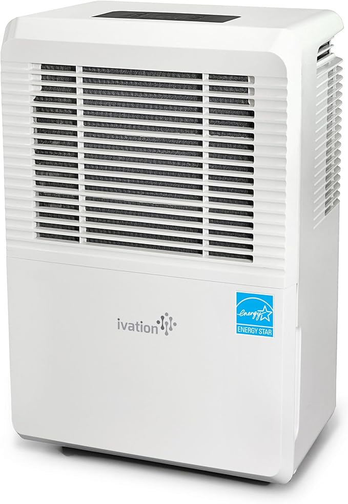 Ivation 70 Pint Energy Star Dehumidifier with Pump LargeCapacity for
