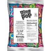 Ring Pop Halloween Candy Lollipops, 30 Count, Assorted Party Favors, 15 Oz | Halloween lollipops, individually wrapped, for candy bowls, goodie bags, and birthday parties
