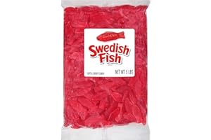 SWEDISH FISH Soft & Chewy Candy, Bulk Candy, 5 lb